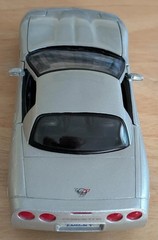 TWO(2) MAISTO SPECIAL EDITION CORVETTE Z06, SCALE 1:24, COLOR SILVER – SEE RMKS