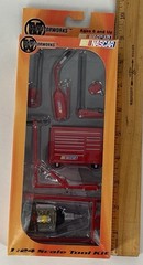 MOTORWORKS NASCAR ATLAS 1:24 SCALE TOOL KIT RED 100% COMPLETE NOS