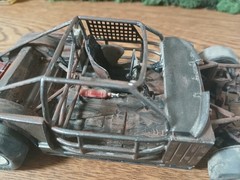 1980’S MONTE CARLO OLD RUSTY RETIRED STOCK CAR SITTIN IN FIELD DIORAMA SCENE !!