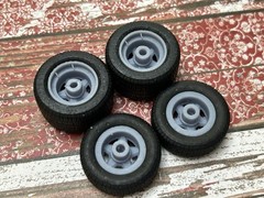 1/24 Scale: 15-inch “Keystone Star Spoke” Resin Wheels W/ Wide Rear Tires