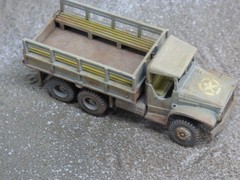 Roco Minitanks Painted WWII US GMC M-34 2.5 T 6×6 Troop Cargo Truck Lot #8786B©
