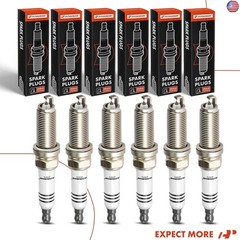 A-Premium Iridium Platinum Spark Plugs Compatible with BMW 323i 2010-2011, 328i