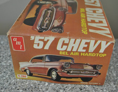 AMT 1/25 Scale ’57 Chevy Bel Air Hardtop T-280 – CONTENTS Sealed