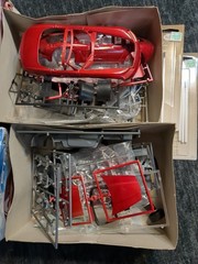 Revel Model Car Kit Lot Of 2 Dodge Viper SRT-10 2005 Corvette C6 Open Box