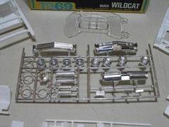Vintage AMT 1969 Buick Wildcat 1/25 Model Kit Y916-200 New Open Box Parts