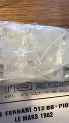Vintage FDS 619 Ferrari 512 BB LM Pioneer Le Mans 1982 1:43 Metal Kit