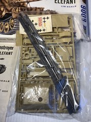 ESCI #8006 Elefant 1/72 German Tank Destroyer Tank Model Open Box Parts Sealed