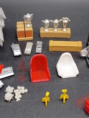 Vintage Model Car Auto Shop 1/24-1/25 Plastic Model Lot Tools Engines Lot Set