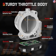 Throttle Body Compatible with 2006 2007 2008 Chevy Silverado Avalanche Suburban