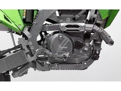 KAWASAKI KX450 OFF-ROAD MOTORCYCLE GREEN STEEL MODEL KIT BY METAL EARTH PS2015