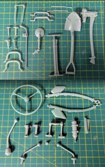 1/6 WWII Willys Jeep Cast Resin Model Kit With Opening Hood and Engine Detail