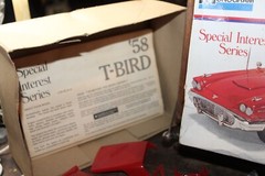 1974 Vintage Monogram Partially Built Model Kit in Box 1958 Ford T-Bird