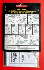 1/35 ABER 35090 PE upgrade parts German Kommandeurwagen STEYR Type 1500 A Tamiya
