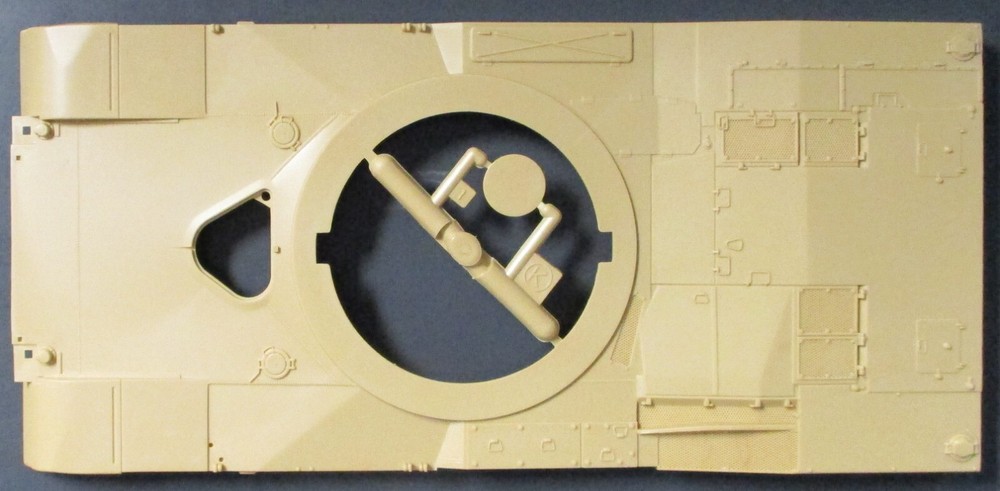 Academy 1/35th Scale M1A1 Abrams – Upper Hull from Kit No. 13202