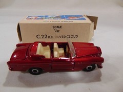 1972 IMPY Roadmaster Lonestar #22 Rolls Royce Silver Cloud RED With Box