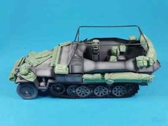 1/35 Resin Model Assembly Kit Chariots Sd.Kfz. 251 Accessories Set Parts Model