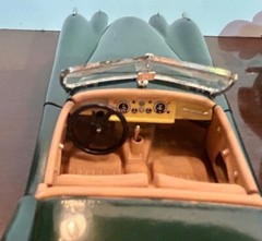 2PC LOT: Burago ’48 Jaguar XK120 & Mira ’36 Mercedes 540K Model Cars 1:24 (Both)