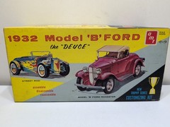 ✨AMT✨ ORIGINAL 1932 MODEL B FORD THE DEUCE BOX #132 Box & Instructions ONLY