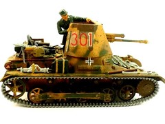 Panzerjager1 Geshutz 4.7cm PAK (t) 1:35 Model Assembled/Painted