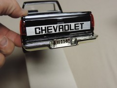 1990 Chevrolet Silverado C1500 pickup 1/25 ERTL dealer promo Black RZ truck