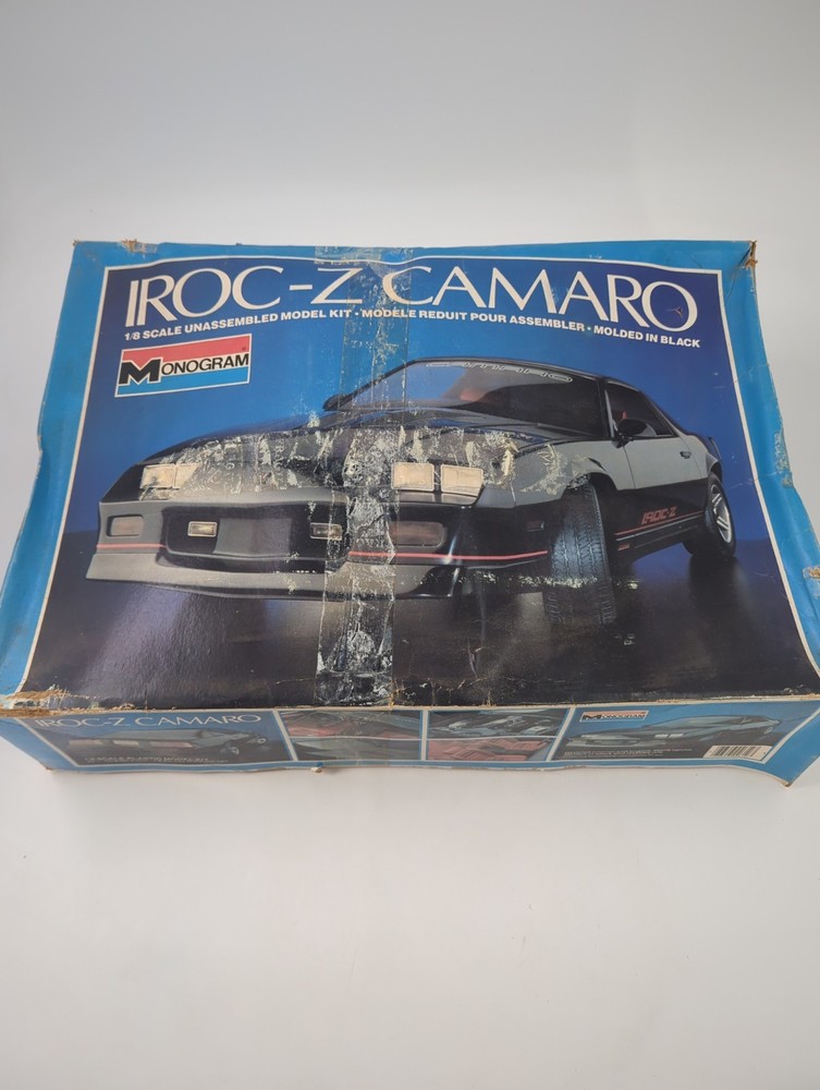 Vintage 1/8 Monogram IROC-Z CAMARO 1985 No. 2610 **Read** New