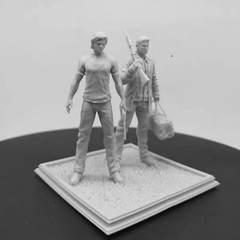 1/24 Resin Figures Model Kit Supernctural Sam, Dean Unpainted,Unassembled Modl.