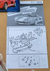 Polar Lights 2005 Ford GT Pre Painted Open Box All Parts Sea1ed 1:25 Kit 53026