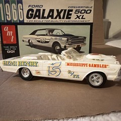 AMT 1/25 1966 FORD GALAXIE 500 CONVERTIBLE Old School Build Custom Built