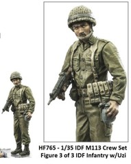 AFV Hobby Fan 1/35 HF-765 1/35 IDF M113 Crew and Accessories – 3 Figures Set