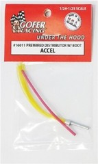 Gofer Racing 16011 x 1/24-1/25 Accel Prewired Distributor w/Aluminum Plug Boot
