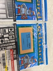 Lot Of 7 Eduard Detailing Photoetched Accessories Open Sealed