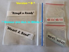 Kenworth W900 Peterbilt 359 1/16 1/14 Scale ” 21x Vinyl Decal Set’s Version B “