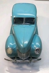 Vintage AMT Baby Blue ’39 Ford Deluxe Tudor Sedan 1/25 Plastic Model Kit Built