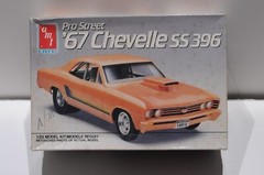 AMT ERTL 1967 CHEVELLE SS 396 PRO STREET SCALE 1:25 MODEL KIT 6986