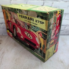 Monogram Ferrari 275P 1/24 Model Kit Open Incomplete Vintage Race Car