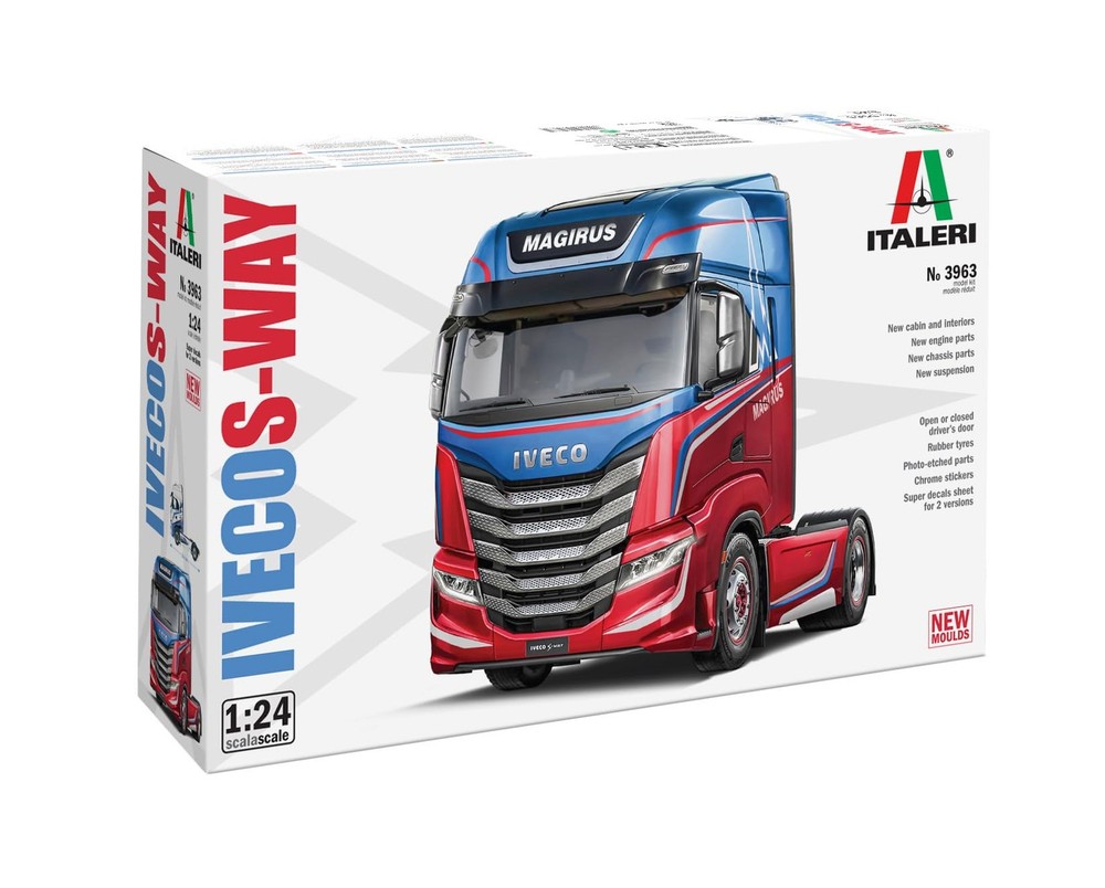Italeri 1/24 Scale Iveco S-Way Plastic Model Kit IT3963