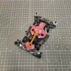 Tamiya 4WD Jedi 8G FMA Chassis Dual Shell Matte Metal Black Painted Car