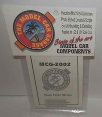Model Car Garage photo-etched hose straps #2002 Recommended Kits All 1/24 + 1/25
