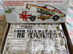 SUPER RARE! *ORIGINAL VINTAGE MPC WARLORD CAMARO FUNNY CAR KIT *SEALED-BAGS!