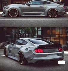 Wide Body Resin Kit for Ford Mustang GT Unpainted Model Toys 1/24th