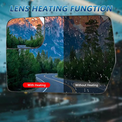 Driver Left Side Power Heated Mirror Glass for Ford F-150 2011 2012 2013 2014 –