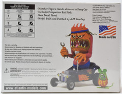 Atlantis Drag Nut Ed Big Daddy Roth Plastic Model Car Kit W/ Figure H1303