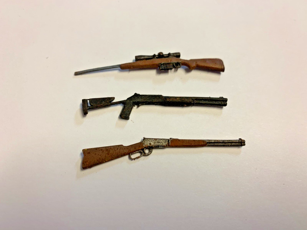 1/25 Resin Winchester 94 Hunting Rifle w/ Scope Shotgun For Dioramas 3D Printed
