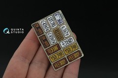 Quinta Studio 1/24 1/25 Metal License Plates OK AZ NM TX Southwest 1940-1950