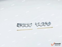1/35 German Tiger I Mid/Late Production Tank Metal Workable Tracks w/Pins Set