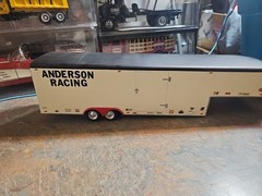 VINTAGE SURVIVOR MPC.REVELL.AMT. BUILT MODEL RACING TRAILER CUSTOM MADE