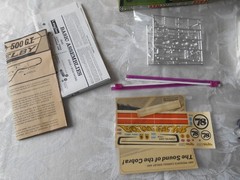1968 Shelby Cobra GT500 AMT 1/25 kit number T296 200 with record inside vintage