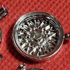 BBS Style Wheels 1982 Datsun 280 ZX Turbo 1:25 scale model car part AMT