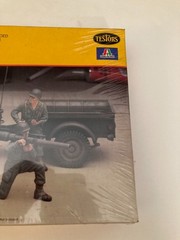 Testors Italeri U.S. Army Willys Jeep w/ Trailer & Figures Model Kit SEALED