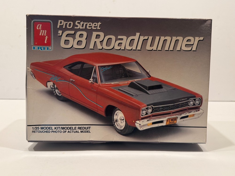 AMT Ertl Pro Street 1968 Plymouth Roadrunner 1/25 Kit #6884 Sealed Bags